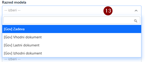 13 model dropdown