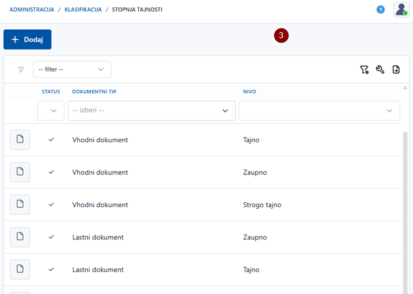 3 security levels hitlist